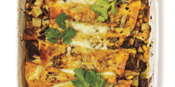 Shiitake Mushrooms and Potato Enchiladas