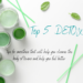 Top 5 detox smoothies