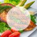 Grilled salmon