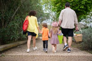 Spending time outside with children